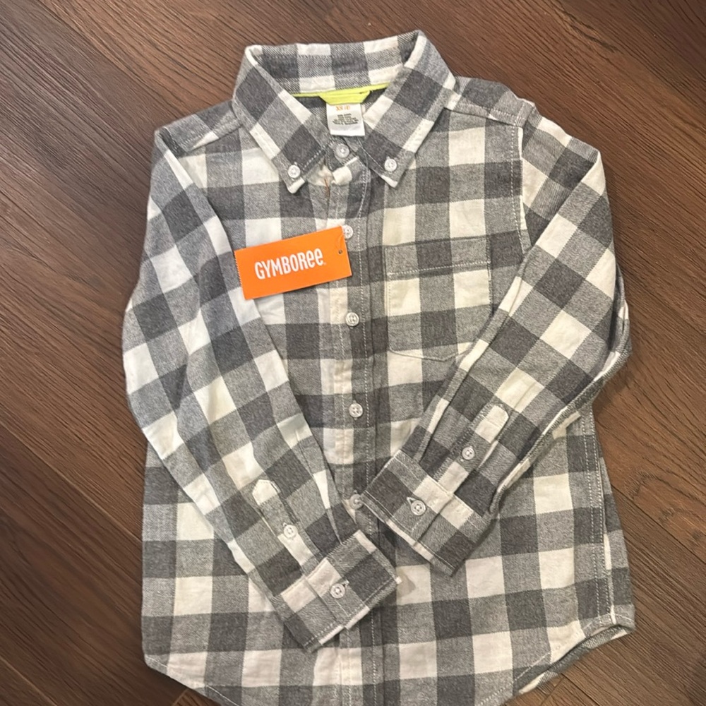 Brand new with tags Gymboree Button Down Shirt XS (4)